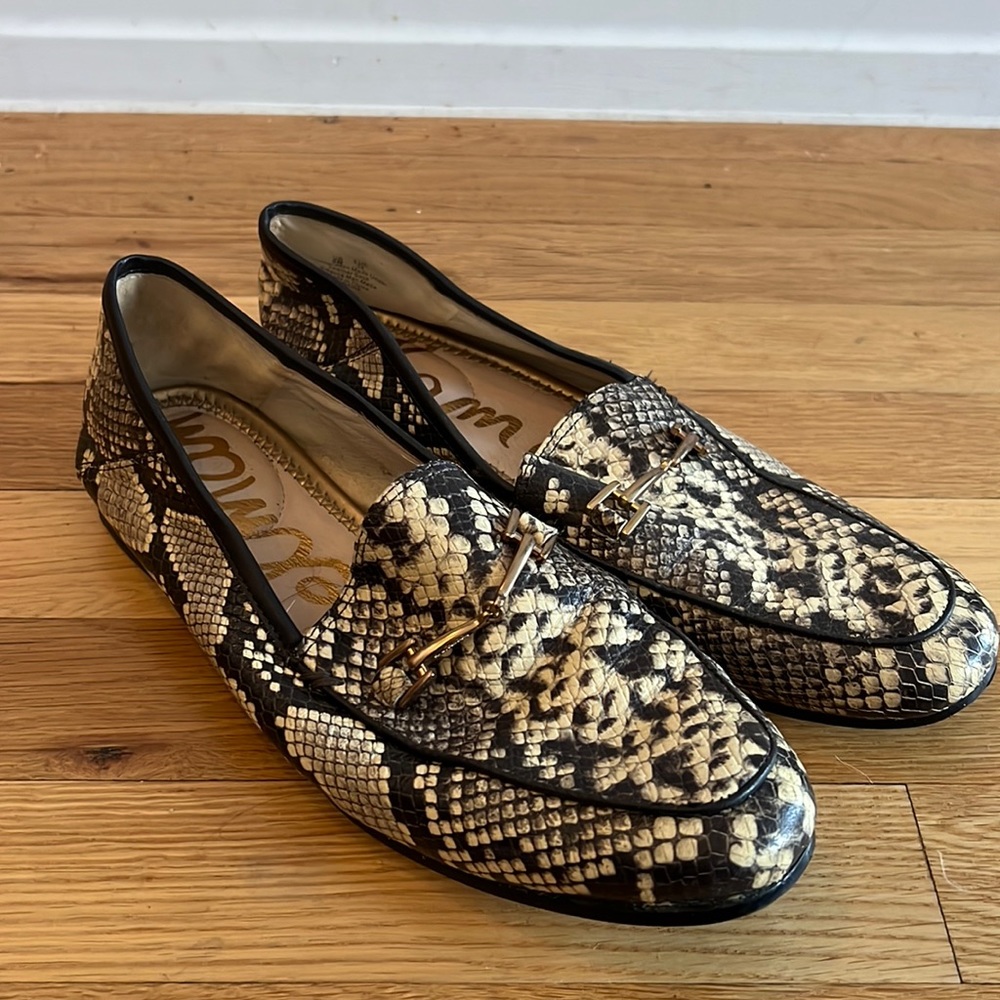 Sam Edelman LORAINE BIT LOAFER - snake size 8